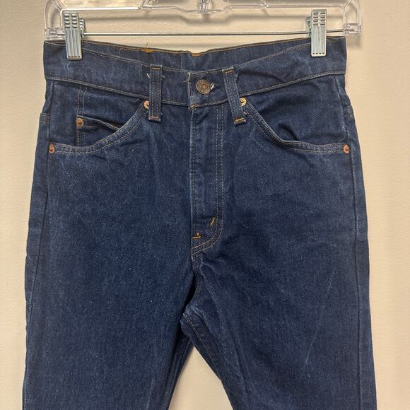 Vintage 1970s Levi’s Orange Tab High Rise Straight Leg Jean Retro Cowgirl Hippie - Picture 3 of 10